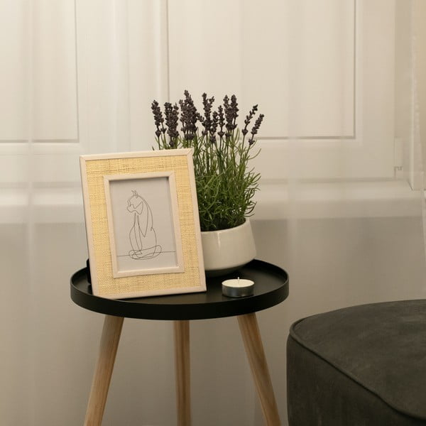 Plastičan stojeći okvir u prirodnoj boji 21x26 cm Rafi – Restilo-image-1