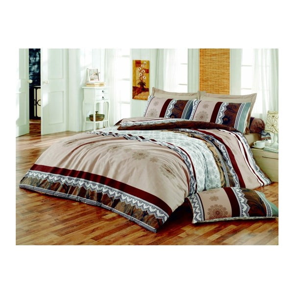 Posteljina za bračne krevete s plahtama Dantele Pelin, 200 x 220 cm