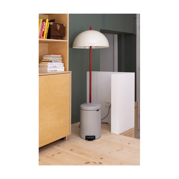 Svijetlo siva željezna kanta za smeće s pedalom 12 l NewIcon – Brabantia-image-1