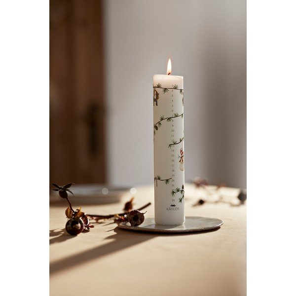Svijeća vrijeme gorenja 56 h s božićnim motivom Hammershøi Christmas 2025 – Kähler Design-image-2