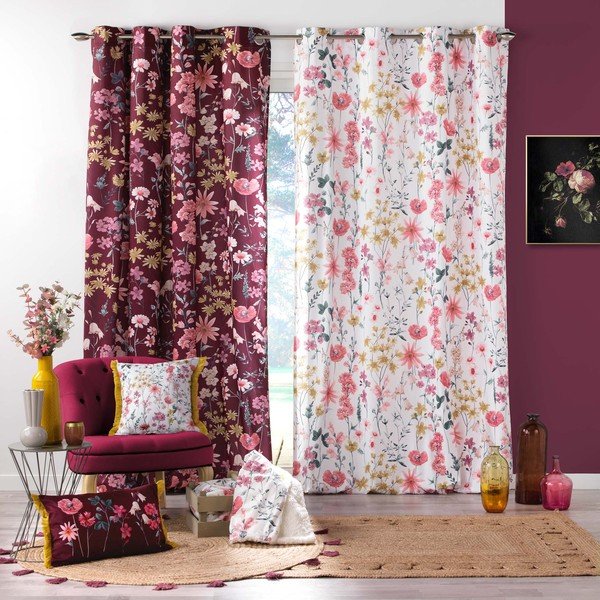 Zavjesa od samta 140x240 cm Florabella – douceur d'intérieur-image-4