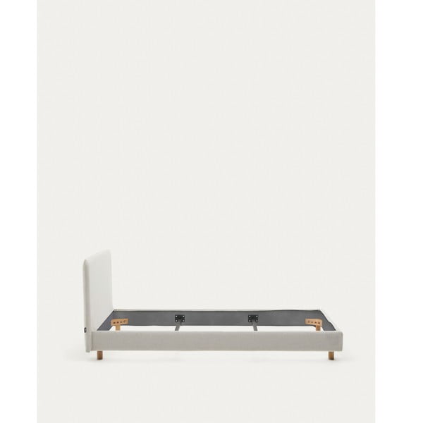 Sivi tapecirani krevet bez podnice 90x200 cm Valma – Kave Home-image-2