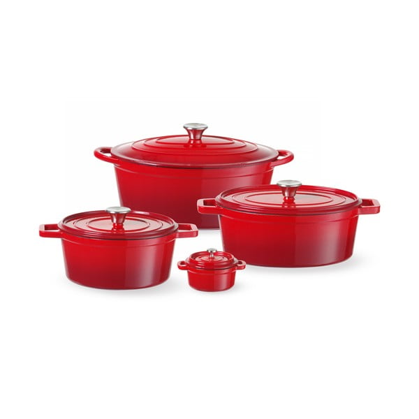 Lonac od lijevanog željeza s poklopcem prikladni za indukcijsko kuhalo 4,4 l – Hendi-image-1