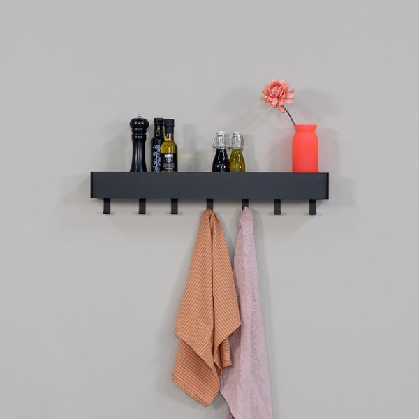 Crna željezna zidna kupaonska polica Multi – Spinder Design-image-4