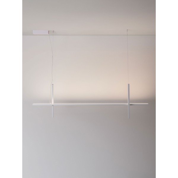 Mat bijela LED viseća svjetiljka aluminijska sa sjenilom od akrilnog stakla Looma – Nova Luce-image-4