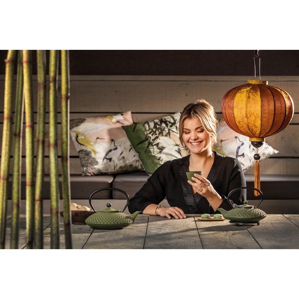 Zeleni čajnik od lijevanog željeza sa cjedilom Bredemeijer Xilin, 1,25 l-image-4