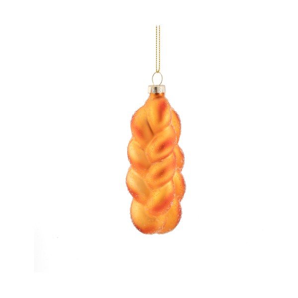 Stakleni ukas za božićno drvce 3,5 cm Plait Bread – Sass & Belle