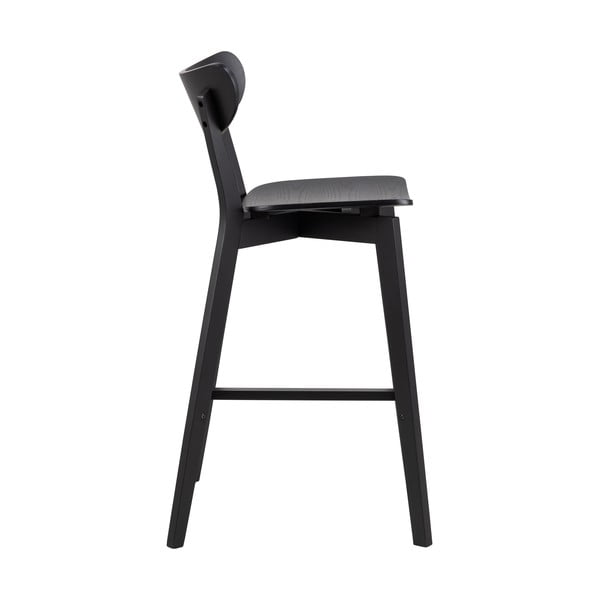 Crne barske stolice u setu 2 kom od masivnog kaučuka 105 cm Roxby – Actona-image-4