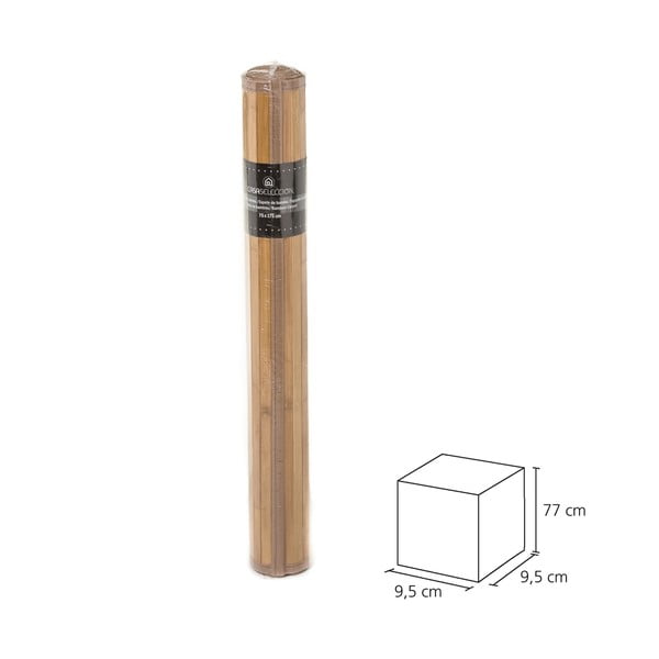 Senf žuta/smeđa staza od bambusa 75x175 cm – Casa Selección-image-4