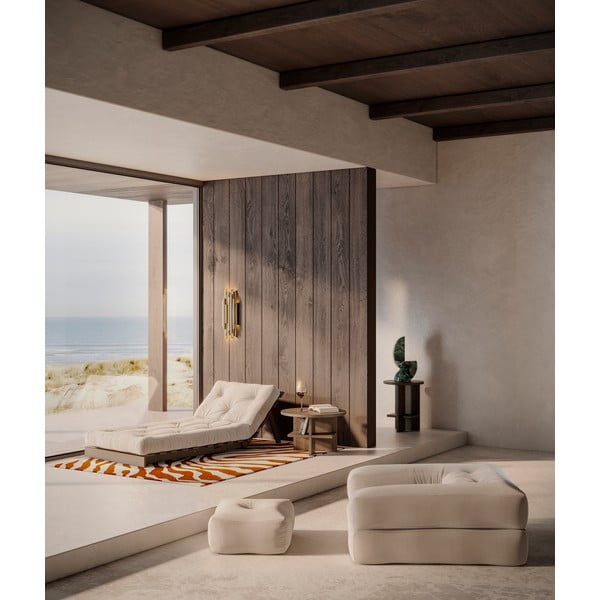 Siva/bež lanena fotelja Roots Black Night – Karup Design-image-4