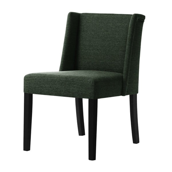 Zelena stolica s nogama od crne bukve Ted Lapidus Maison Zeste