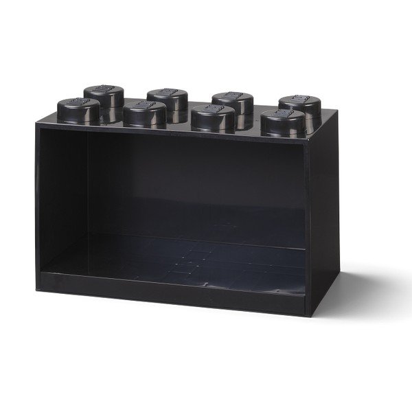 Dječja crna zidna polica LEGO® Brick 8-image-2