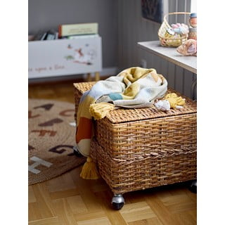 Juten okrugao tepih u prirodnoj boji ø 130 cm Dinne – Bloomingville Mini
