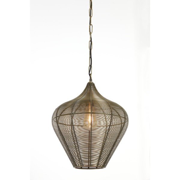 Metalna viseća svjetiljka u brončanoj boji ø 36 cm Alvaro – Light & Living-image-1