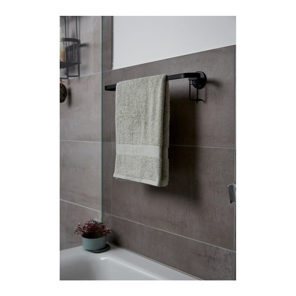 Crni zidni stalak za ručnike Wenko Classic Plus-image-2