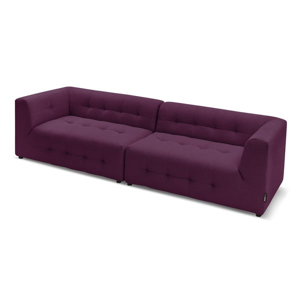 Tamnoljubičasta sofa 324 cm Kleber - Bobochic Paris-image-4