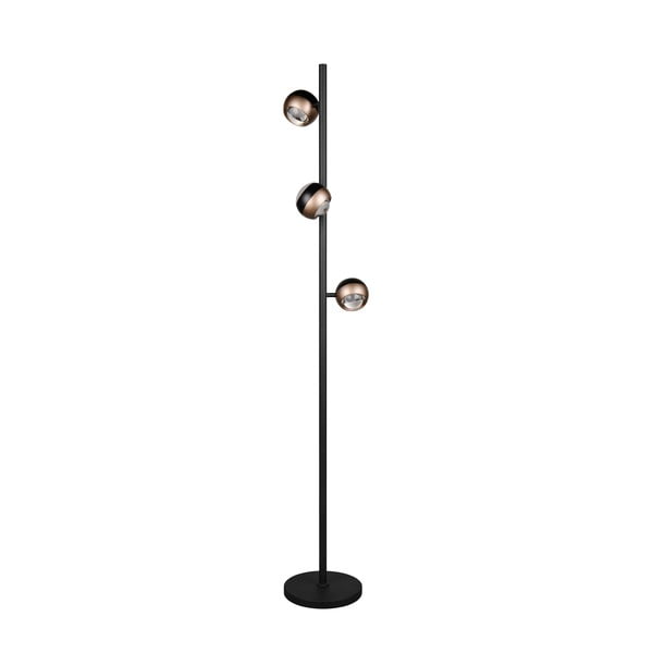 Crna/u brončanoj boji LED stojeća svjetiljka (visina 150 cm) Orbit – Trio Select-image-2