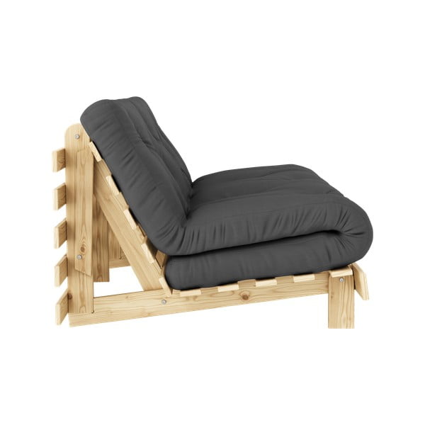 Sivi kauč na razvlačenje 160 cm Roots - Karup Design-image-4