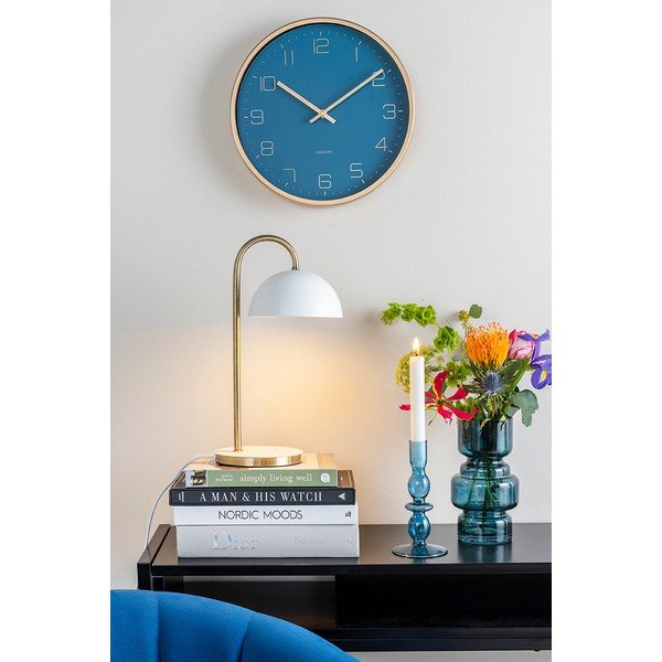 Vaza od plavog stakla PT LIVING Courtly, visina 20 cm-image-1