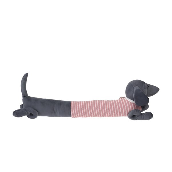 Ružičasta/siva zaštita za vrata od propuha 17x76 cm Sausage Dog – Rex London-image-2