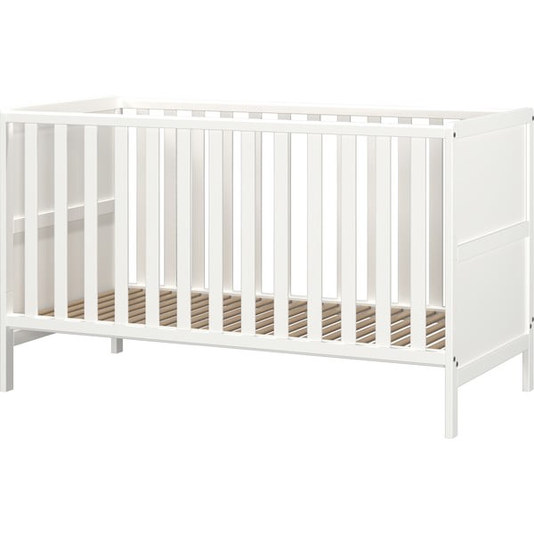 Bijeli dječji krevet od masivnog drveta 70x140 cm Alkmaar – Germania-image-3