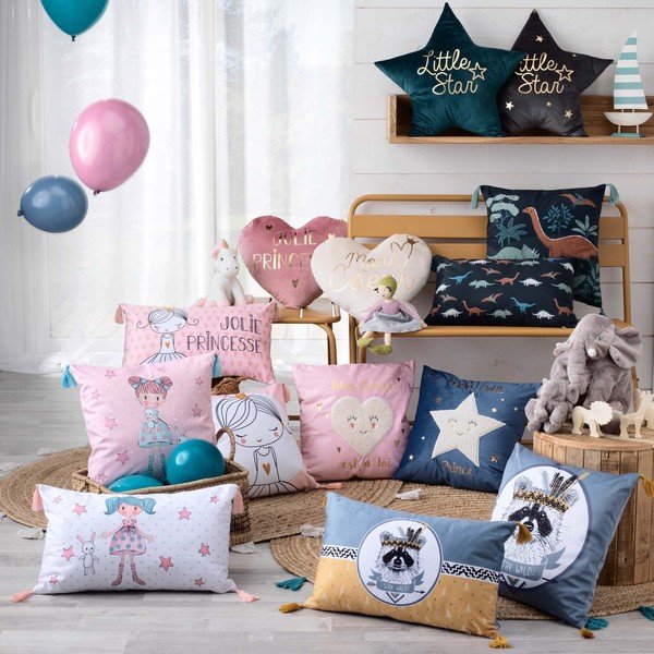 Dječji jastuk od samta Edelstar – douceur d'intérieur-image-1