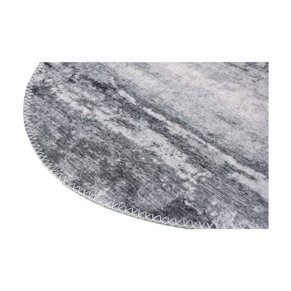 Sivi perivi okrugli tepih ø 100 cm – Vitaus-image-2