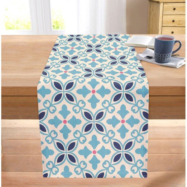 Nadstolnjak 40x130 cm Blue Tiles – Mila Home-image-2