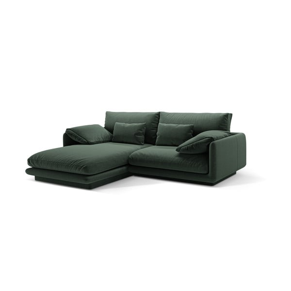 Tamno zelena kutna garnitura (s lijevim kutom) Torino – Micadoni Home-image-1