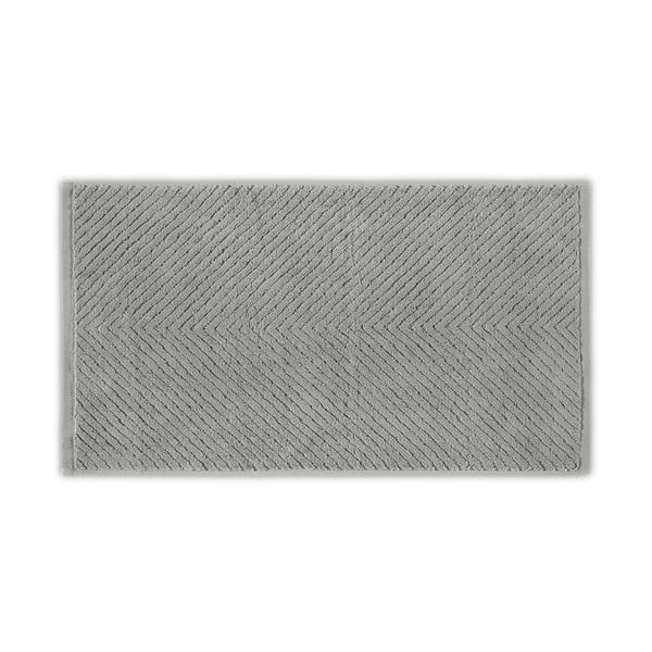 Sivi pamučni ručnik 142x76 cm Chevron - Foutastic