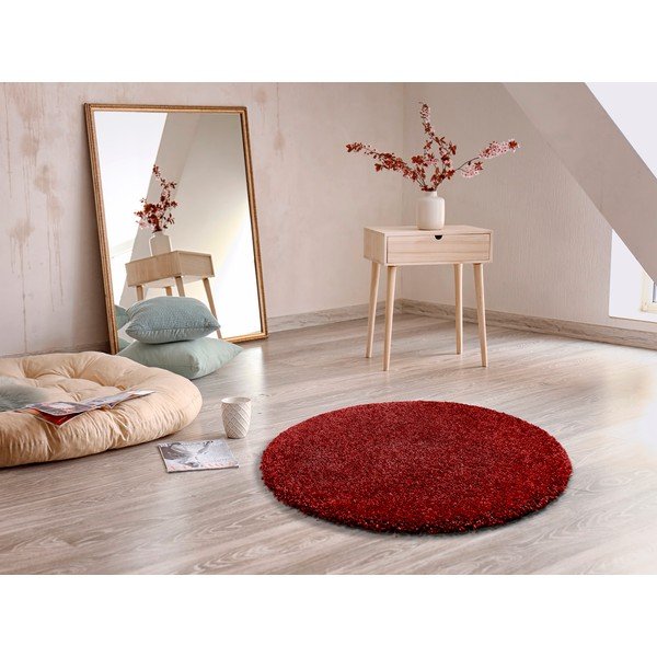 Crveni tepih Universal Aqua Liso, Ø 100 cm-image-1