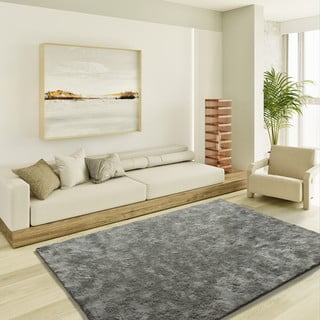 Antracitno sivi tepih 140x200 cm Roma – Universal