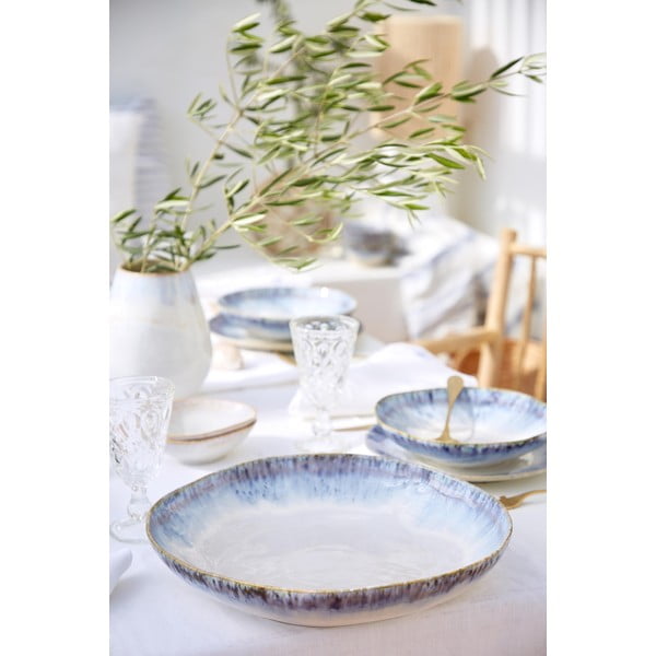 Plava zdjela za voće od kamenine Costa Nova Brisa, ⌀ 36 cm-image-2