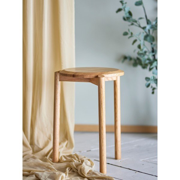 Stolac od punog hrasta u prirodnoj boji Gil – Bloomingville-image-1