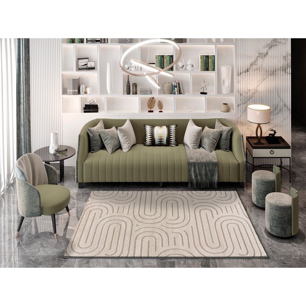 Krem bijeli tepih Universal Snowy, 120 x 170 cm-image-1