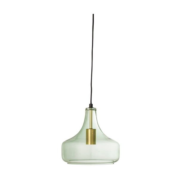 Zelena viseća svjetiljka sa staklenim sjenilom ø 25,5 cm Yuser – Bloomingville