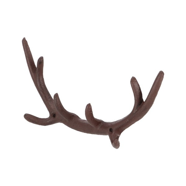 Smeđa metalna zidna vješalica Antlers – Esschert Design-image-2