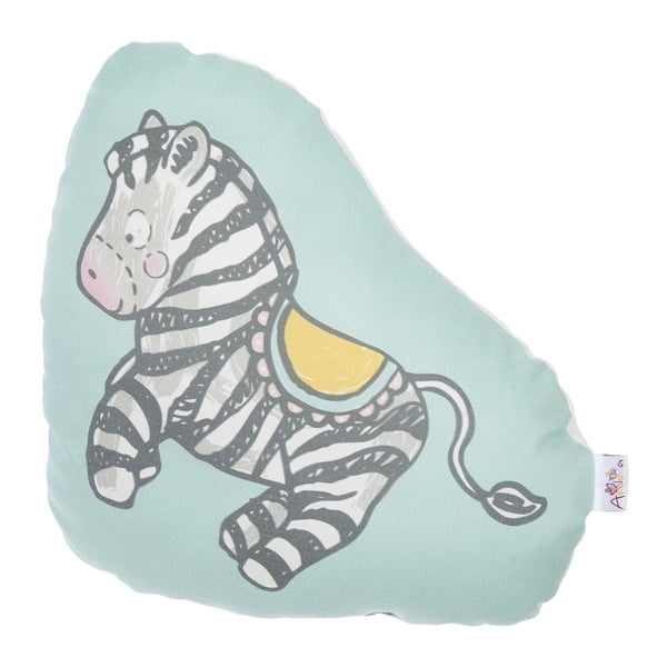 Pamučni dječji jastuk Mike & Co. NEW YORK Pillow Toy Zebra, 28 x 29 cm