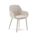 Krem podstavljena blagovaonska stolica Konna – Kave Home