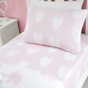 Flanelska dječja plahta za krevet za jednu osobu 90x190 cm Hearts – Catherine Lansfield
