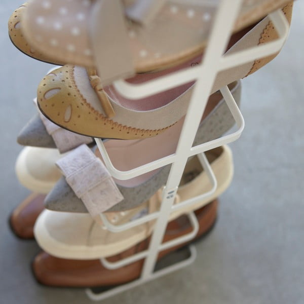 Bijeli metalni stalak za cipele Tower Shoe Rack – YAMAZAKI-image-1