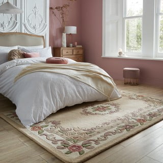 Bež vuneni tepih Flair Rugs Aubusson, 120 x 180 cm