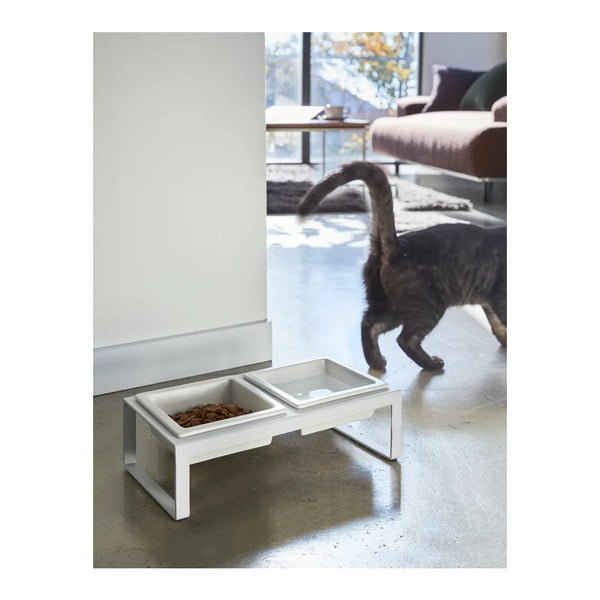 Set posuda i kutija za granule za kućne ljubimce Tower – YAMAZAKI-image-2