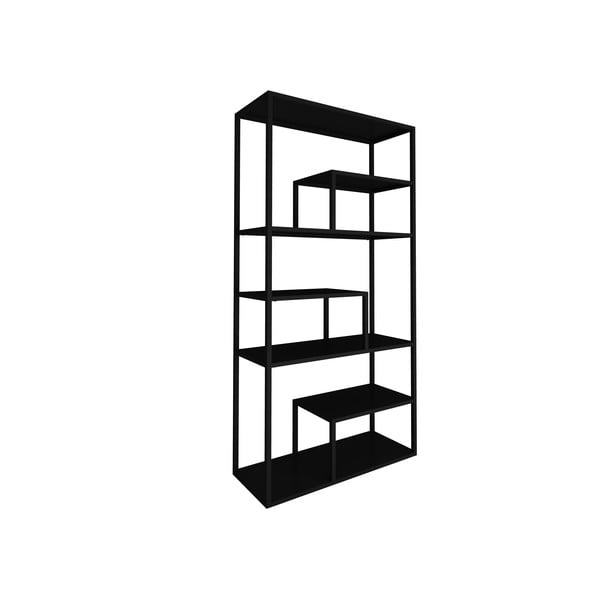 Crna metalna polica Canett Lite, visina 188 cm-image-2
