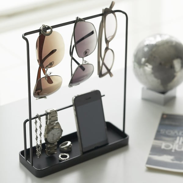 Crni stalak za čaše i nakit YAMAZAKI Tower-image-1