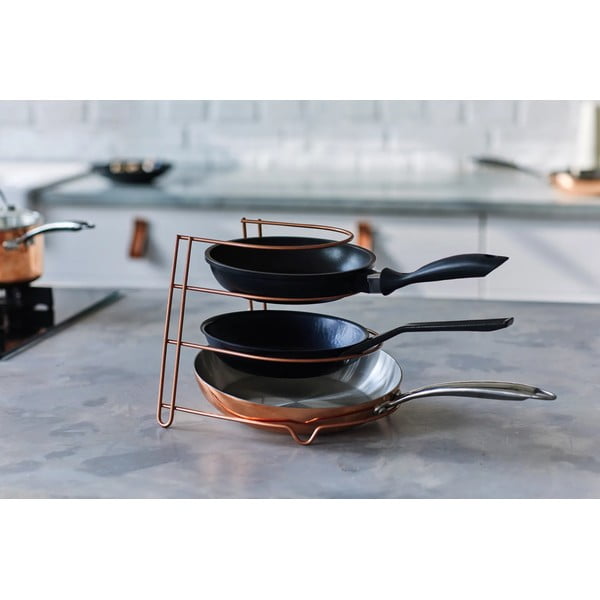 Stalak za tave u bakrenoj boji Metaltex-image-1