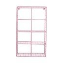 Svijetlo ružičasta željezna polica s više razina 30 cm Reja – PT LIVING