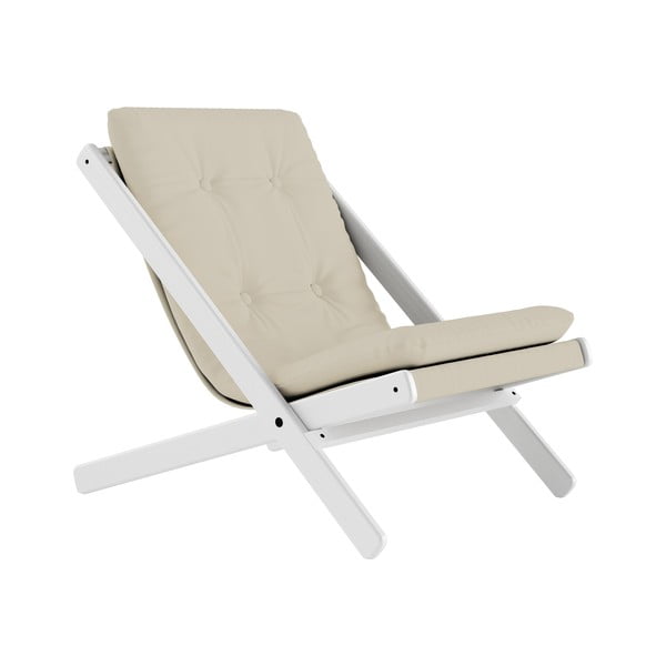 Karup Design Boogie White / Bež sklopiva stolica