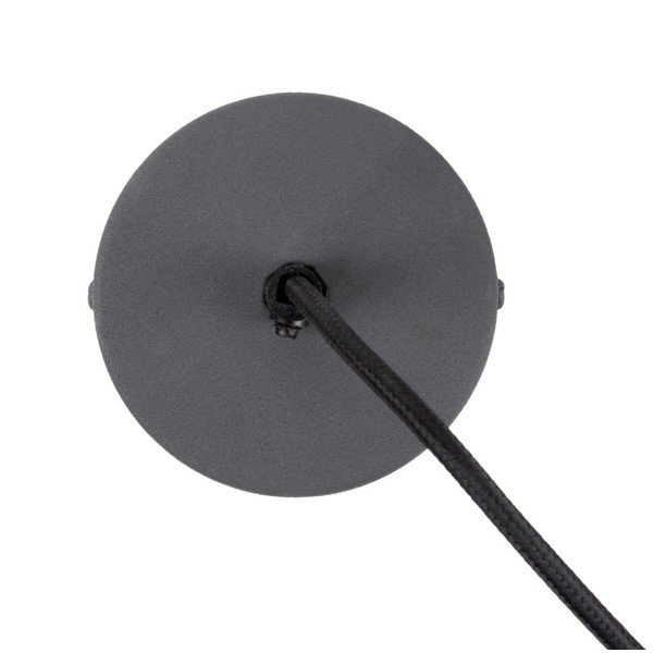 Crna visilica s drvenim detaljem Leitmotiv Farm, ⌀ 30 cm-image-1