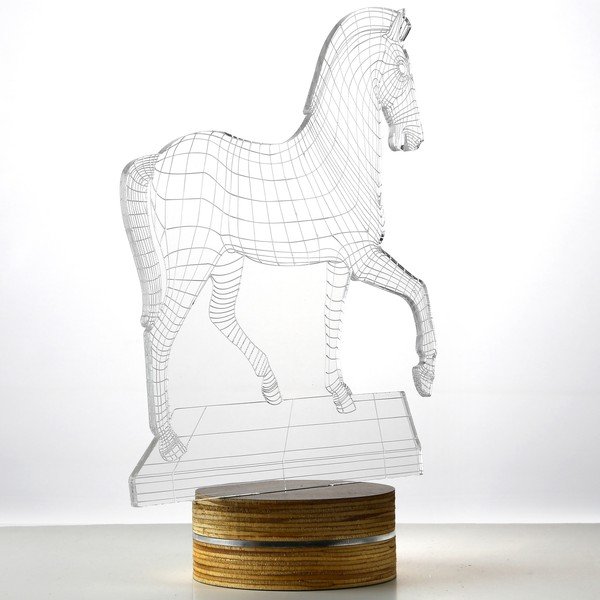 Big Horse 3D stolna lampa-image-1